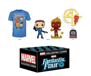 Fantastic Four Box из набора Collector Corps от Funko и Marvel