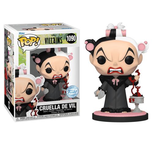 Стервелла Круэлла Де Виль с телефоном (Cruella De Vil on Phone) (Эксклюзив) (preorder SelectX) из мультика 101 далматинец