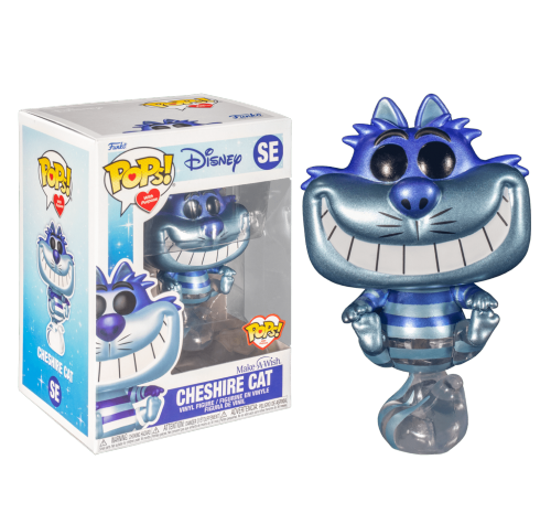 Чеширский Кот голубой металлик (Cheshire Cat Make A Wish Blue Metallic) (preorder WALLKY) из мультфильма Алиса в Стране Чудес