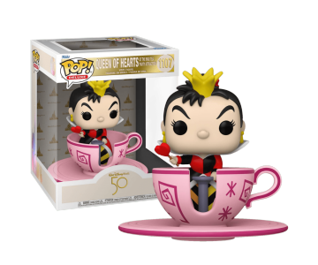 Queen of Hearts with Mad Tea Party Teacup Attraction (PREORDER USR) (Эксклюзив) из серии Walt Disney World 50th 1107