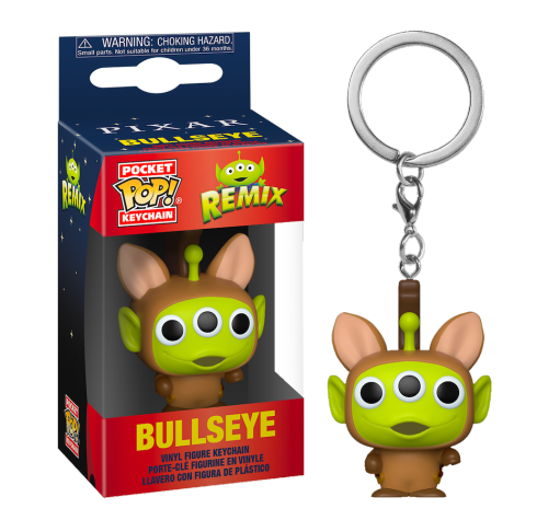 Пришелец Булзай брелок (Alien Remix Bullseye Keychain) (preorder WALLKY) из мультфильмов Пиксар