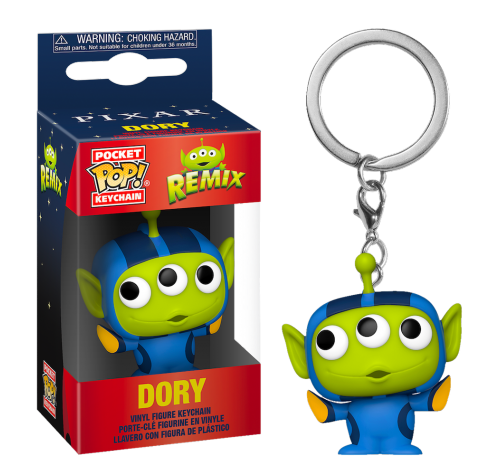 Пришелец Рыбка Дори брелок (Alien Remix Dory Keychain) (preorder WALLKY) из мультфильмов Пиксар
