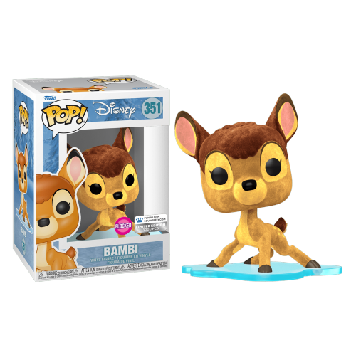 Бэмби на льду флокированный (Bambi on Ice flocked (Эксклюзив Funko Shop, Limited Edition 3000)) из мультфильма Бэмби