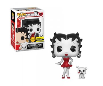 Betty Boop with Pudgy black and white with Red Dress (Эксклюзив Entertainment Earth Chase) из мультфильма Betty Boop