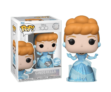 Cinderella Diamond Glitter 100th Anniversary Disney (PREORDER EarlyJuly) (Эксклюзив Barnes and Noble) из мультика Cinderella 1318