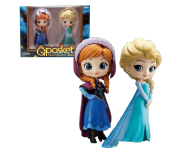 Anna and Elsa Q Posket 2-pack (PREORDER QS) из мультфильма Frozen