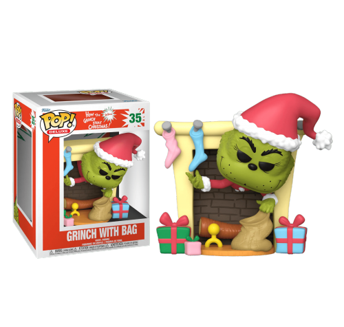 Гринч с мешком (PREORDER MidFeb25) (Grinch with Bag Deluxe) из фильма Гринч – похититель Рождества