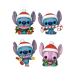 Набор мини фигурок Лило и Стич (Holiday Tree Box Pocket Pop 4-pack) из мультфильма Лило и Стич