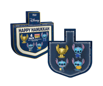 Stitch Happy Hanukkah Box Pocket 4-Pack из мультфльма Lilo and Stitch