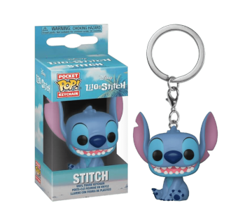 Stitch Seated Keychain из мультфильма Lilo and Stitch