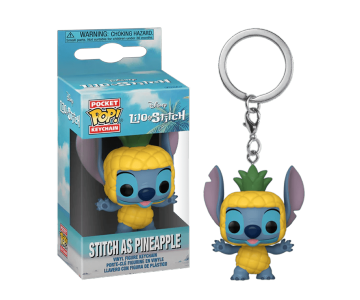 Stitch as Pineapple keychain (PREORDER MidJune25) из мультфильма Lilo and Stitch