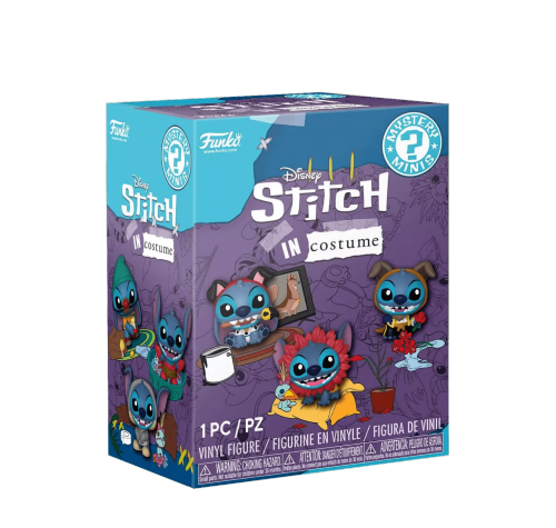 Стич в костюме Мистери Минис ЗАКРЫТАЯ коробочка (Stitch in Costume Mystery Minis Blind Box) (PREORDER EarlyOct24) из мультфильма Лило и Стич