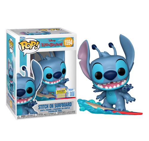 Стич на серфе (Stitch on Surfboard (Эксклюзив SDCC 2025)) из мультфильма Лило и Стич