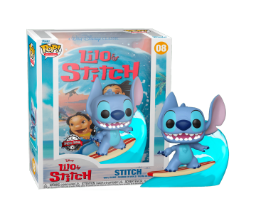 Stitch on Surfboard VHS Covers (preorder WALLKY) (Эксклюзив Amazon) из мультфльма Lilo and Stitch 08