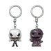 Джек Скеллингтон и Угги-Бугимен набор из 2-х брелоков (Jack Skellington and Oogie Boogie keychain 2-pack) из мультика Кошмар перед Рождеством