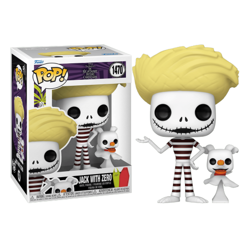 Джек Скеллингтон с Зеро на пляже (Jack Skellington with Zero at the Beach) (PREORDER MidMarch25) из мультика Кошмар перед Рождеством