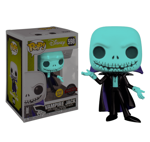 Джек Скеллингтон вампир светящийся (preorder Premix) (Jack Vampire GitD (Эксклюзив Walgreens)) из мультика Кошмар перед Рождеством