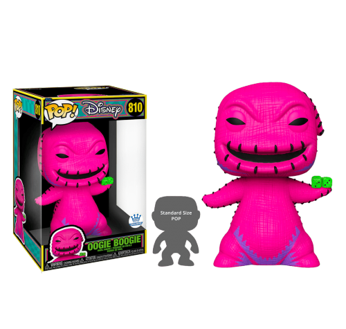 Бугимэн 25 см (preorder Premix) (Oogie Boogie Blacklight Jumbo 10-inch (Эксклюзив Funko Shop)) из мультика Кошмар перед Рождеством