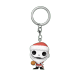 Санта Джек с тыквой брелок (Santa Jack with Jack-O-Lantern keychain (Эксклюзив Hot Topic)) (PREORDER MidMarch25) из мультика Кошмар перед Рождеством