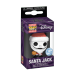 Санта Джек с тыквой брелок (Santa Jack with Jack-O-Lantern keychain (Эксклюзив Hot Topic)) (PREORDER MidMarch25) из мультика Кошмар перед Рождеством