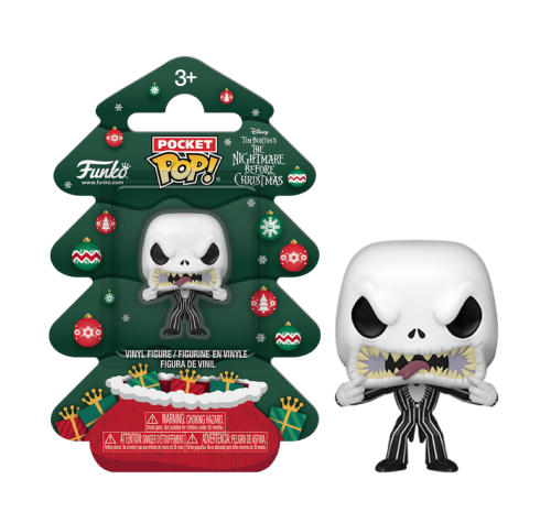 Джек Скеллингтон 6 см (Jack Skellington Holiday Tree Pocket) из мультика Кошмар перед Рождеством