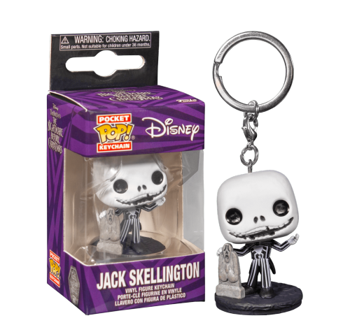 Джек Скеллингтон брелок (preorder WALLKY) (Jack Skellington Keychain) из мультфильма Кошмар перед Рождеством