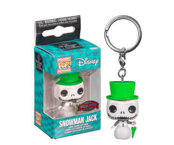Jack Skellington Snowman Keychain (preorder WALLKY) (Эксклюзив Walmart) из мультфильма Nightmare Before Christmas