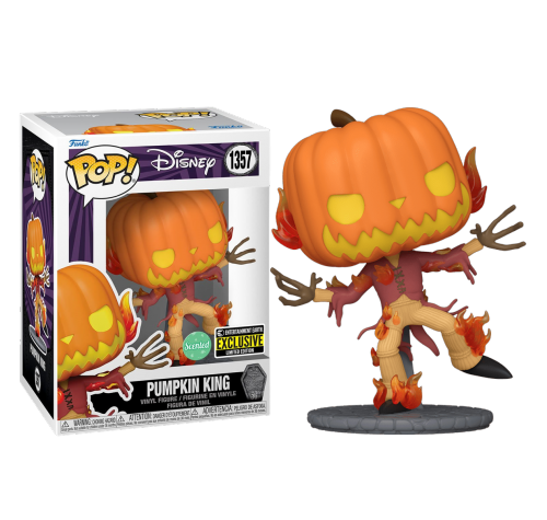 Тыквенный Король ароматизированный со стикером (Pumpkin King Scented (Эксклюзив Entertainment Earth)) из мультика Кошмар перед Рождеством