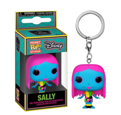 Салли брелок (Sally Black Light keychain) (preorder WALLKY) из мультика Кошмар перед Рождеством