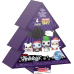 Джек Снеговик, Зеро, Салли и Санта Клаус 4 см (PREORDER EarlyMay24) (Snowman Jack, Zero, Sally, Sandy Claws Christmas Tree Holiday Box Pocket 4-pack (Эксклюзив Walmart)) из мультика Кошмар перед Рождеством