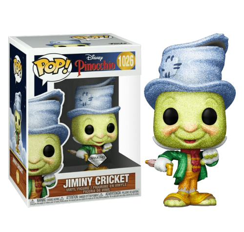 Сверчок Джимини в лохмотьях блестящий (Jiminy Cricket Tattered Diamond Glitter (Эксклюзив Books A Million)) из мультфильма Пиноккио