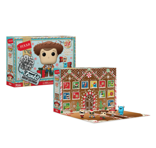 Пиксар Адвент календарь (Pixar 24-Day Holiday Advent Calendar) (PREORDER EarlyOct25) из мультфильмов Пиксар