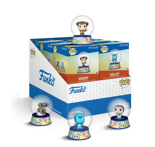 Снежный шар мини Пиксар ЗАКРЫТАЯ коробочка (Pixar Mystery Mini Pop Snow Globes (PREORDER EndNov25) (Эксклюзив Five Below)) из мультфильмов Пиксар