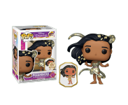 Pocahontas Gold with Pin Disney Princess со стикером (Эксклюзив Funko Shop) из мультика Pocahontas 1077