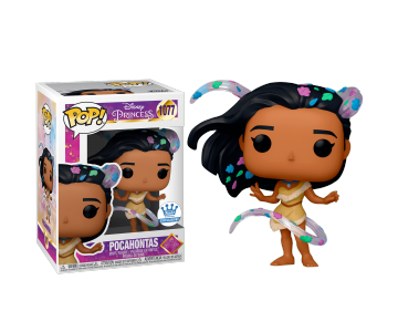 Pocahontas with Leaves Disney Princess со стикером (Эксклюзив Funko Shop) из мультика Pocahontas 1077