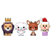 Оленёнок Рудольф Подарочный Набор 4 см (Rudolph, Misfit Elephant, Charlie in the Box, and King Moonracer Pocket Pop! Holiday Box 4-pack) из мультфильма Оленёнок Рудольф