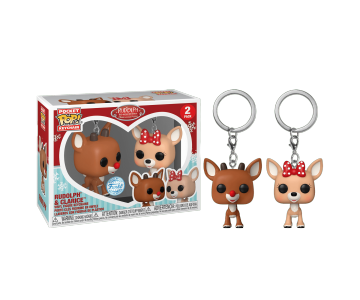 Rudolph and Clarice keychain 2-pack (preorder WALLKY) (Эксклюзив) из мультфильма Rudolph the Red Nosed Reindeer