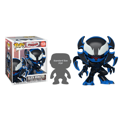 Симбиотический Пришелец 15 см (Alien Monster 6-inch Super Sized) из мультсериала Ваш дружелюбный сосед Человек-паук