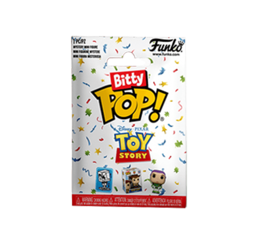 История Игрушек Битти 2 см ЗАКРЫТЫЙ пакетик (Toy Story Bitty Pop! Mystery Blind Bag) из мультфильма История Игрушек