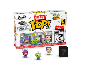 Emperor Zurg, Alien, Buzz Lightyear and Mystery Bitty 4-pack (PREORDER USR) из мультика Toy Story 4