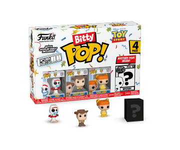 Forky, Sheriff Woody, Gabby Gabby and Mystery Bitty 4-pack (PREORDER USR) из мультика Toy Story 4