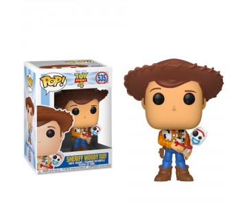 Sheriff Woody holding Forky (Эксклюзив Hot Topic) из мультика Toy Story 4