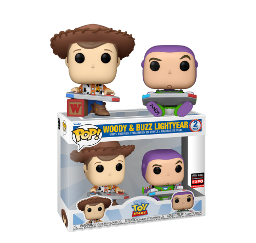 Ковбой Вуди и Базз Лайтер (Woody and Buzz Lightyear Gaming 2-pack (Эксклюзив C2E2 2024)) (preorder Premix) из мультфильма История Игрушек