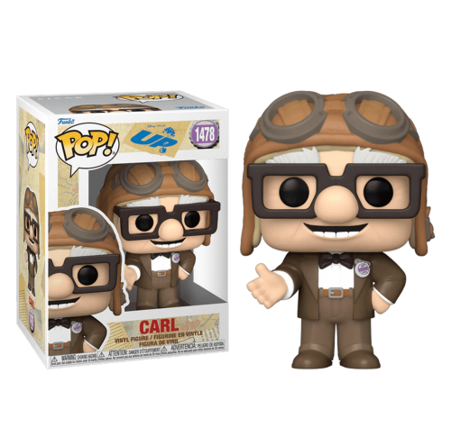 Карл в шлеме авиатора (Carl with Aviator Hat) (preorder MidNov24) из мультика Вверх Дисней