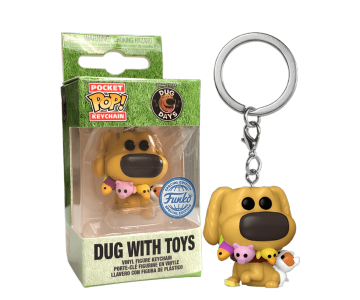 Dug with Toys Keychain (preorder WALLKY) (Эксклюзив BoxLunch) из мультсериала Dug Days