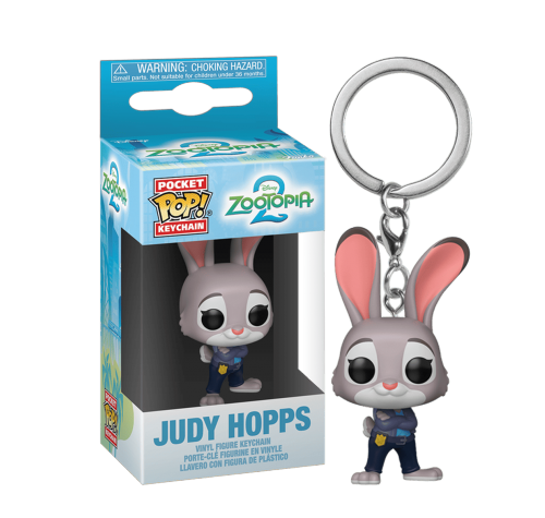 Джуди Хопс брелок (Judy Hopps keychain) (PREORDER EndDec25) из мультфильма Зверополис 2