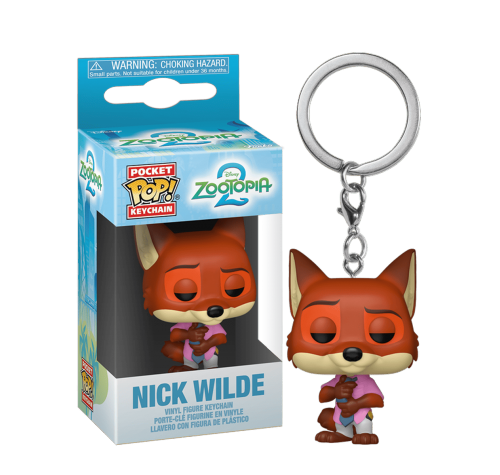 Ник Уайлд брелок (Nick Wilde keychain) (PREORDER EndDec25) из мультфильма Зверополис 2