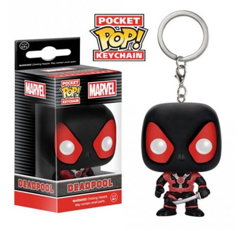 Deadpool Black Suit key chain из вселенной Marvel