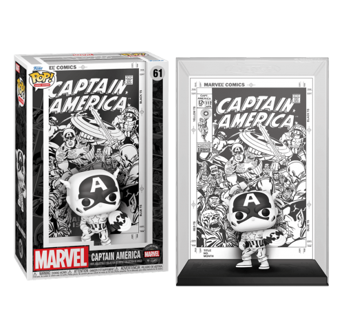 Капитан Америка #112 черно-белый Марвел (Captain America Black and White #112 85th Anniversary Marvel) из серии Обложки Комиксов