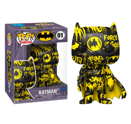 Бэтмен черно-желтый Арт серия с протектором Stack (Batman Black and Yellow Art Series (Эксклюзив Target) (preorder WALLKY)) из комиксов ДС Комикс